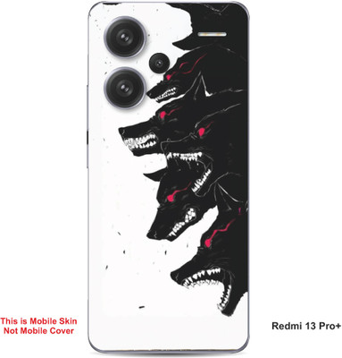 VYBE The Smart Choice Redmi 13 Pro Plus Wolf Embossed Mobile Skin(Ceramic White 9)