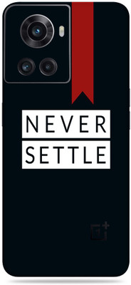 SkinoMania Oneplus 10R-5G Mobile Skin(Multicolor Never Settle B&W)