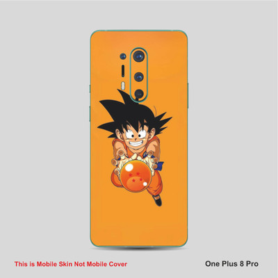 VYBE The Smart Choice One Plus 8 Pro Goku Mobile Skin Mobile Skin(Deep Saffron 10)