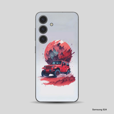 VYBE The Smart Choice Samsung S24 Art Mobile Skin Mobile Skin(Silver Grey 21)