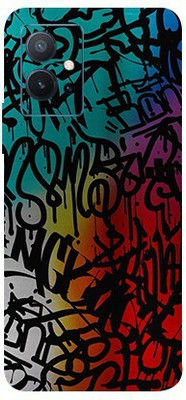 TJ CREATION VIVO T1 5G Mobile Skin(Graffiti Text Skin With High Matte Finish.)