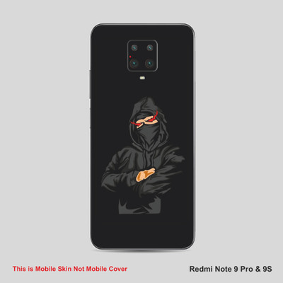 VYBE The Smart Choice Redmi Note 9S Horror Mobile Skin Mobile Skin(Dune Black A28)