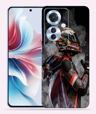 OggyBaba OggyBaba Oppo Reno 11f Mobile Skin(Black Racer)