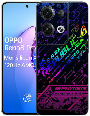 FCS OPPO Reno8 Pro 5G Printed Back Skin: Game On Mobile Skin(Game On Skin)