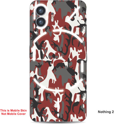 VYBE The Smart Choice Nothing 2 Camouflage Embossed Mobile Skin(Sanguine Brown 1)