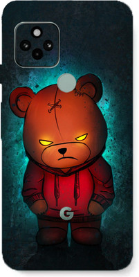 AsSkin Google Pixel 5 Mobile Skin(Ultra Super Angry Bear With High Matte Finish.)