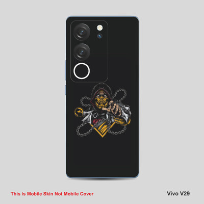 VYBE The Smart Choice Vivo V29 Broken gamer Mobile Skin Mobile Skin(Metallic Bronze A2)