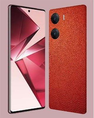Satisfactory Vivo V29E 5g, Red Leather, OggyBaba Mobile Skin(Multicolor Mobile Skin With camera)