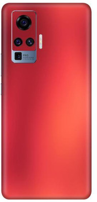 Vcare GadGets Vivo X50 Pro Mobile Skin(Shining Mirror Red)