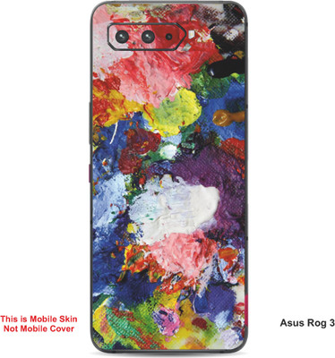 VYBE The Smart Choice Asus Rog 3 Art Embossed Mobile Skin(Dark Byzantium 1)