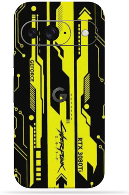 OggyBaba Google Pixel 9 5g Mobile Skin(Cyberpunk Yellow Black)