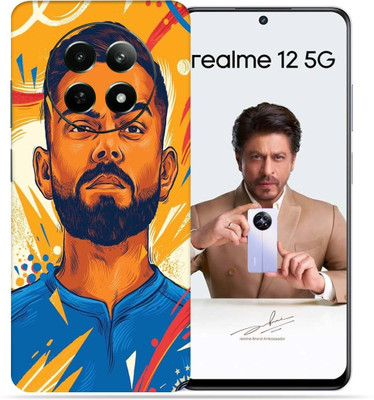OggyBaba Realme 12 5g Mobile Skin(Kohli Painting)