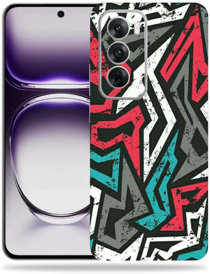 WeCre8 Skin's WeCre8 Skin's Oppo Reno 12 5G Mobile Skin(Abstract Mad Angle)