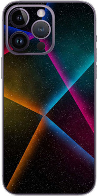 FCS iPhone 14 Pro Max Printed Back skin Mobile Skin(Galaxy Skin)