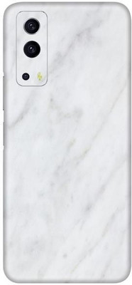 Vcare GadGets Marble White 1 vivo i QOO Z3 5G Mobile Skin(Marble White 1)