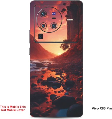 VYBE The Smart Choice Vivo X80 Pro Naturel Mobile Skin(Pale Salmon 15)