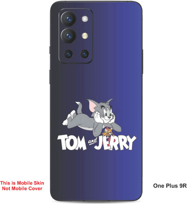 VYBE The Smart Choice One Plus 9R Tom & Jerry Embossed Mobile Skin(Mulled Wine 21)