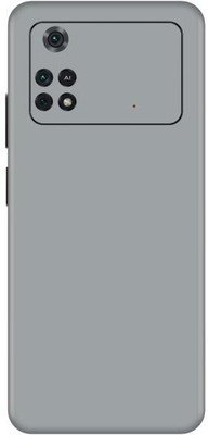 Vcare GadGets Poco M4 Pro Mobile Skin(Silver)