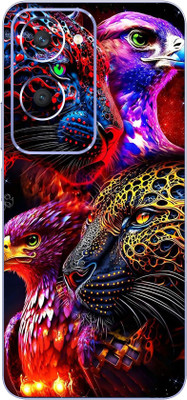 mehra Vivo Y28s 5G Lion 3D Premium Full Back & Side Coverage Theme Mobile Skin(Multicolor)
