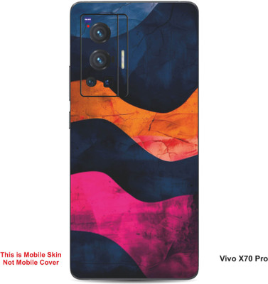 VYBE The Smart Choice Vivo X70 Pro Art Embossed Mobile Skin(Ebony Clay 13)