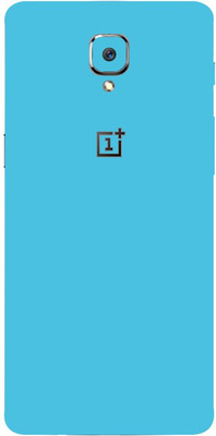 BUGGU Light Blue Matte Mobile Back Skin Guard, Light Blue Matte, OnePlus 3T Mobile Skin(Light Blue Matte Skin With High Matte Finish.)