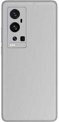 Vcare GadGets Vivo X60 Pro Plus Mobile Skin(Metallic Silver Shining)