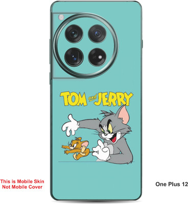 VYBE The Smart Choice One Plus 12 Tom & Jerry Embossed Mobile Skin(Lights Blue 28)