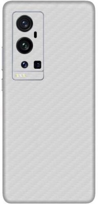 Vcare GadGets Vivo X60 Pro Plus Mobile Skin(Fiber Carbon White)