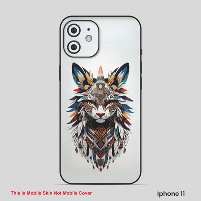 VYBE The Smart Choice iPhone 11 Cat Embossed Mobile Skin(Baltic Sea 9)