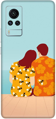 wrap craft VIVO X60 PRO Premium Vinyl Mobile Skin(Multicolor)