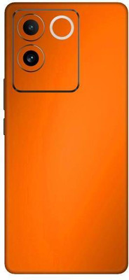 Vcare GadGets Vivo T2 Pro 5G Mobile Skin(Metallic Orange Shining)