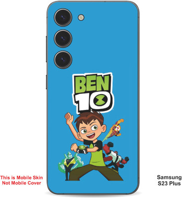 VYBE The Smart Choice Samsung S23 Plus Ben 10 Embossed Mobile Skin(Curious Blue 11)