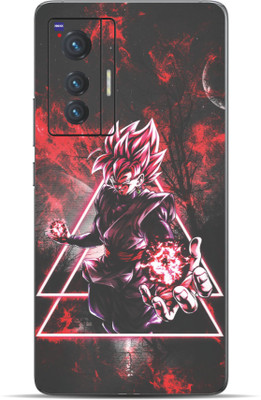 VYBE Vivo X70 Goku Mobile Skin Mobile Skin(Jet Black 39)