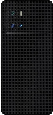 Vcare GadGets Black Mosaic vivo i QOO 9 Pro 5G Mobile Skin(Black Mosaic)