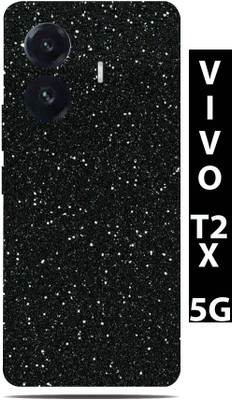 BUGGU VIVO T2X 5G Mobile Skin(Ultra Super Black Gliter Skin With High Mattte Finish.)