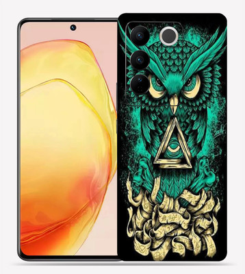 Skinex Vivo V27 pro 5g, Angry Owl Mobile Skin(Multicolor Mobile Skin With camera protector (Back + Camera + Side))