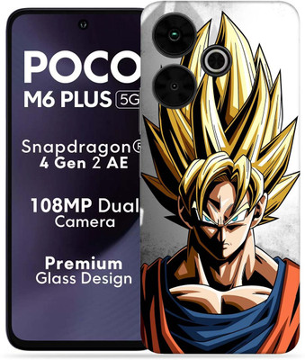 OggyBaba OggyBaba Poco M6 Plus 5g Mobile Skin(Goku)