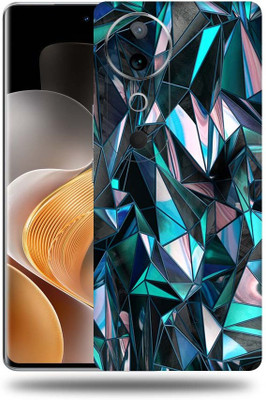 Mclaxa VIVO V40 Mobile Skin(Polygon Blue)