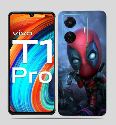 SkinoMania Vivo T1 Pro (5g) Mobile Skin(Piddu-Deadpool Multicolor Mobile skin)