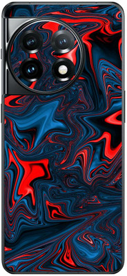 FCS OnePlus 11 5G Printed Back Skin: Red Motion Mobile Skin(Red Motion Skin)
