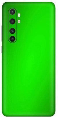 Vcare GadGets Mi Note 10 Lite Mobile Skin(Metallic Green Shining)