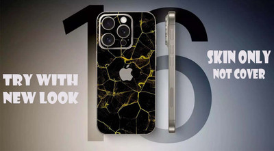 TJ CREATION Apple iPhone 16 Pro Mobile Skin(Black)