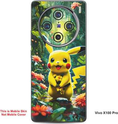 VYBE The Smart Choice Vivo X100 Pro Pikachu Embossed Mobile Skin(Light Tan B16)
