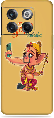 SkinoMania Oneplus 10T Mobile Skin(Multicolor Selfie Ganesh)