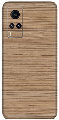 Vcare GadGets Vivo X60 Mobile Skin(Teak Wood)