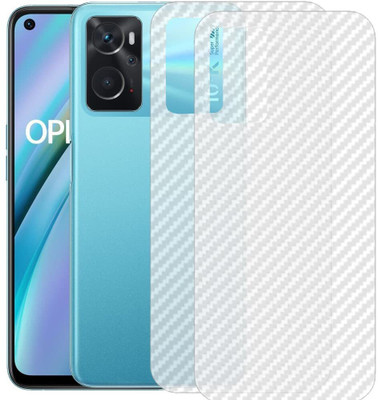 eZell OPPO K10 5G (2 pack ) Mobile Skin(Transparent)