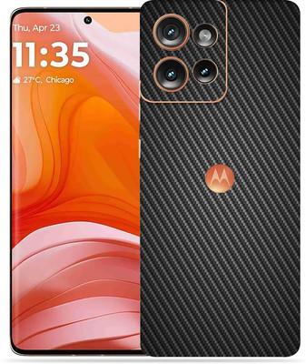 OggyBaba Moto Edge 50 Mobile Skin(Black CF)