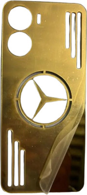 Mokteck VIVO T2X 5G Gold Mirror Finish Back Panel Mobile Skin(Gold)