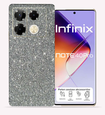 OggyBaba Infinix Note 40 pro 5g Mobile Skin(Grey Glitter)