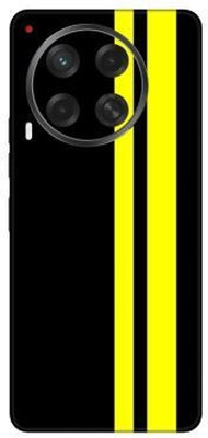 Vcare GadGets Camon 30 (5G) Mobile Skin(Black & Yellow)